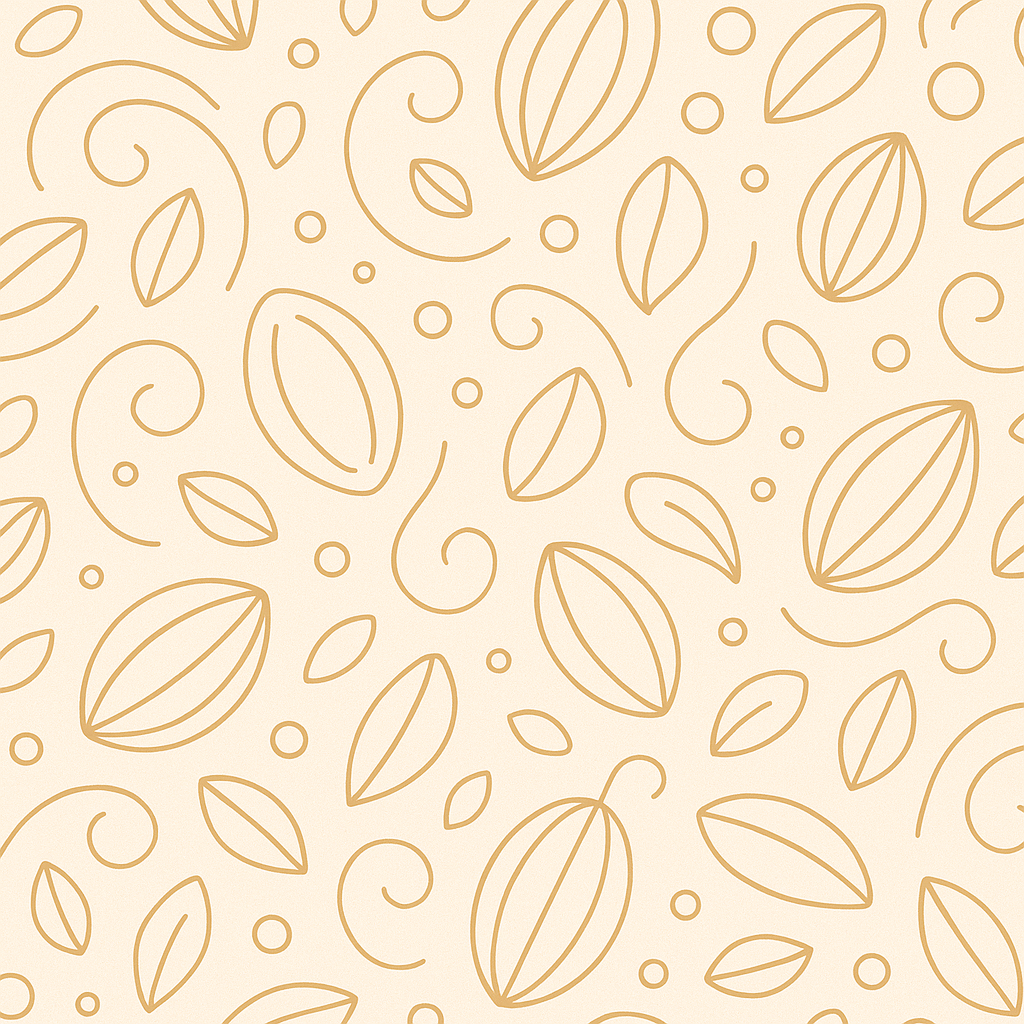 Cocoa bean decoration