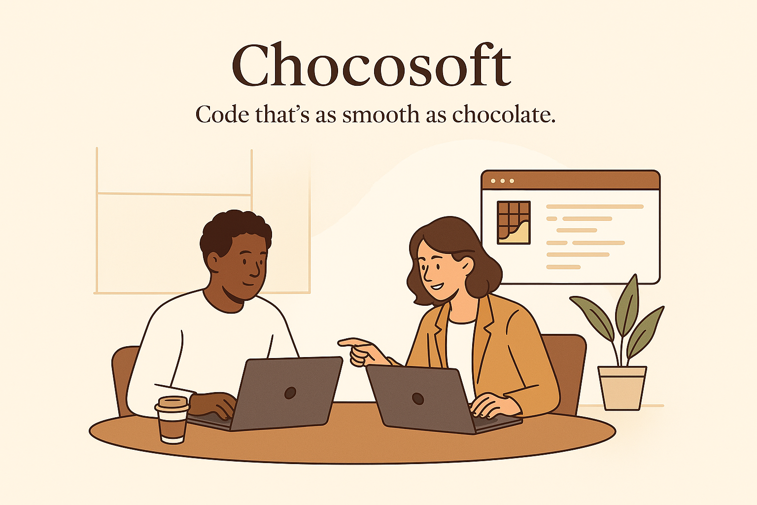 Developers collaborating